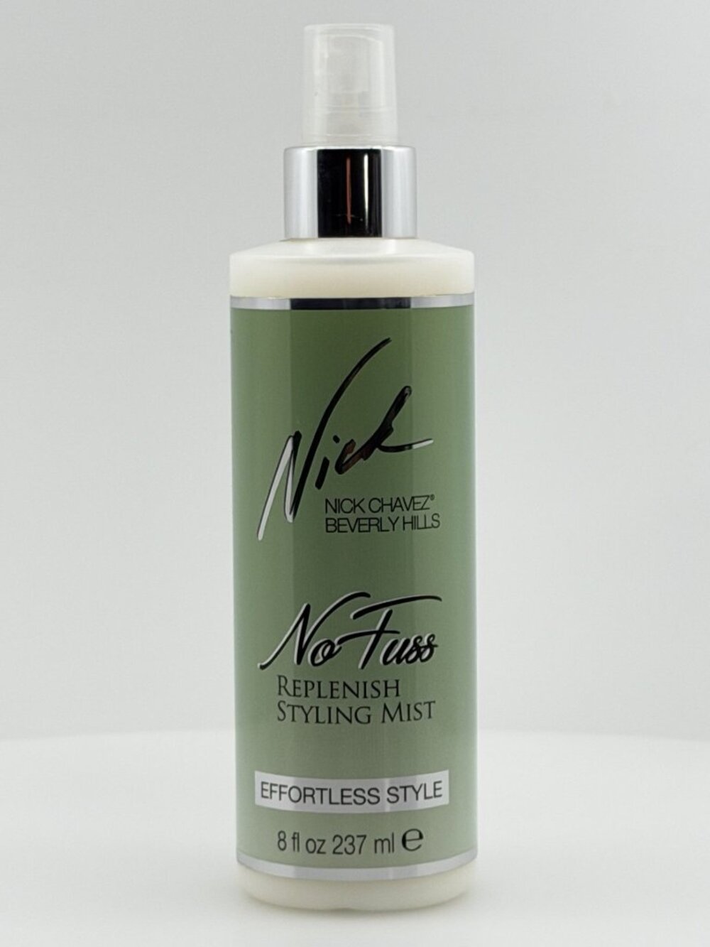 Nick Chavez No Fuss Replenish Styling Mist 8 oz Frizz Control Hair Spray